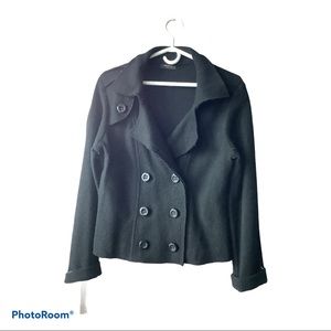 100% wool black jacket never worn